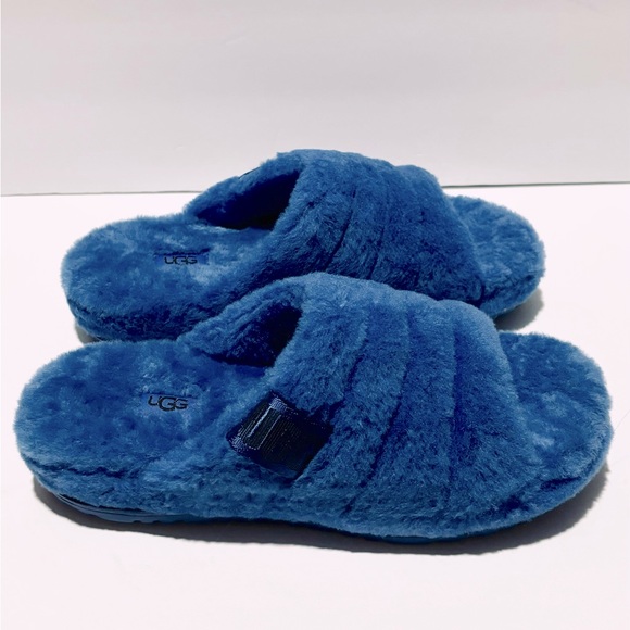 UGG Womens Fluff You in Classic Blue Size 7 - Picture 3 of 5